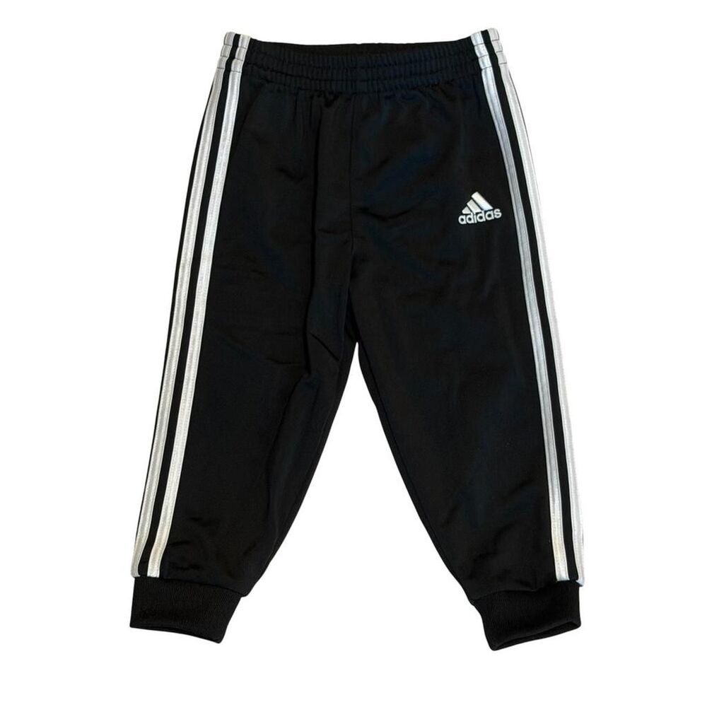 Adidas Black Joggers Size 18 months